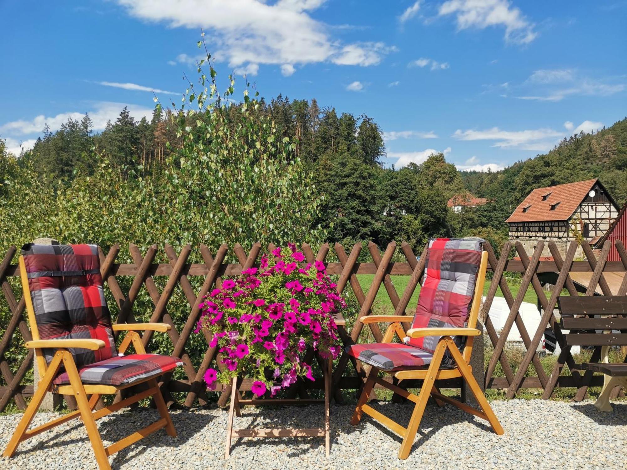 Ferienwohnung Paulinzella 9 Inklusive Parkplatz Und Wlan Exterior foto